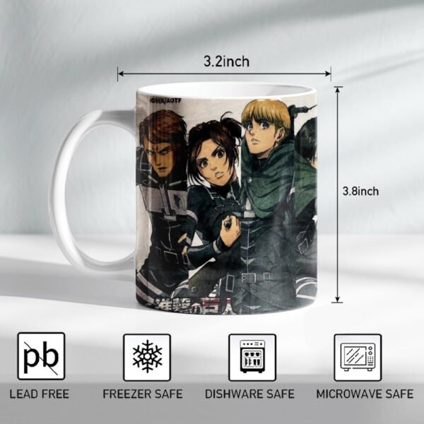 Attack on Titan Mug - 330ml Ceramic Anime Mug - Image 3