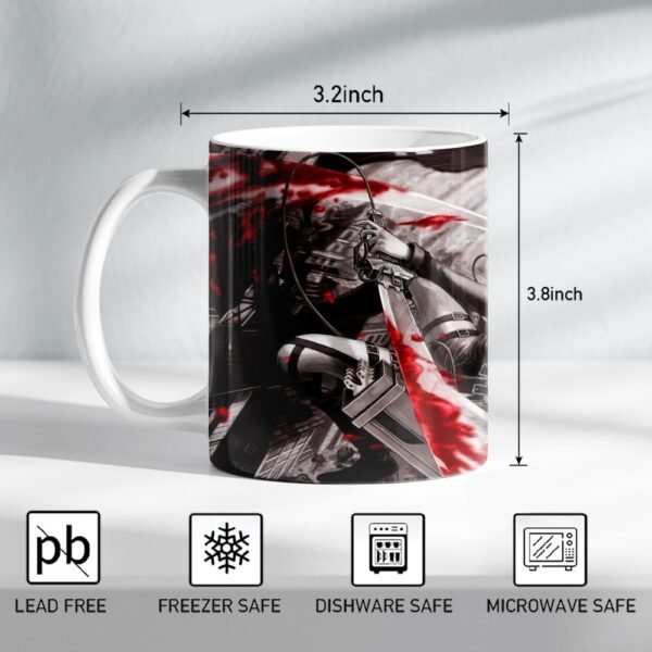 Attack on Titan Mug - 330ml Ceramic Anime Mug - Image 3