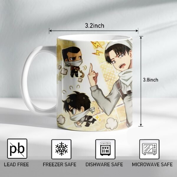 Attack on Titan Mug - 330ml Ceramic Anime Mug - Image 3