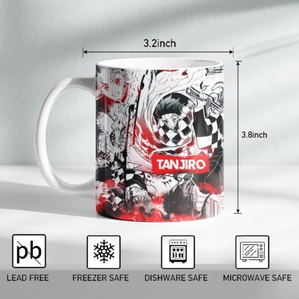 Demon Slayer Mug - 330ml Ceramic Anime Mug - Image 3