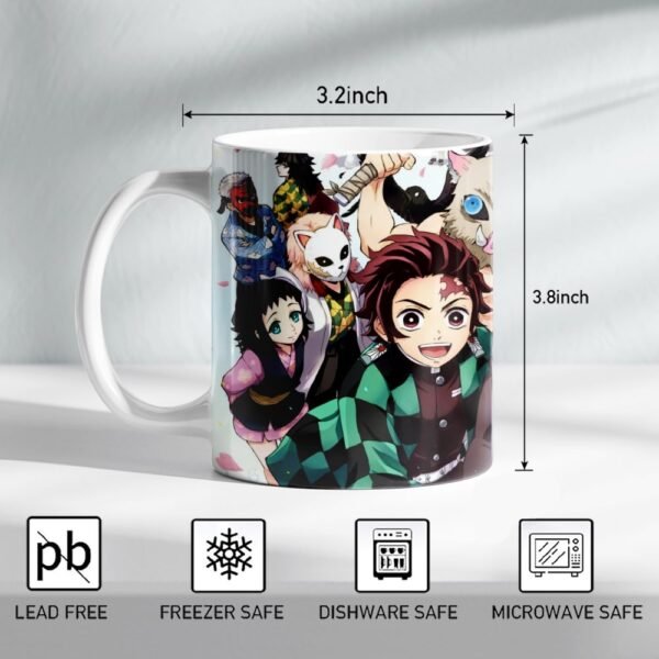 Demon Slayer Mug - 330ml Ceramic Anime Mug - Image 3