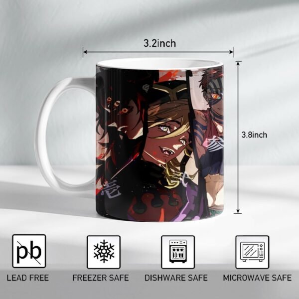 Demon Slayer Mug - 330ml Ceramic Anime Mug - Image 3